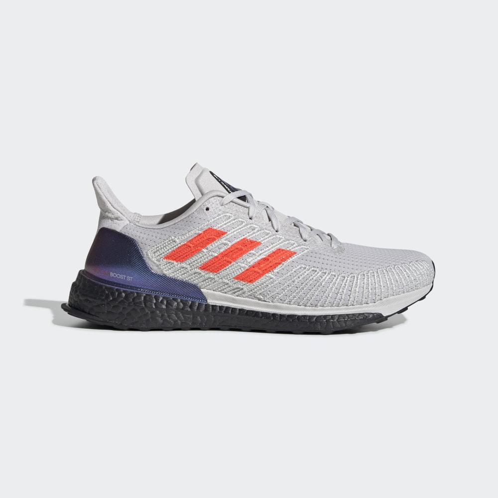 Adidas Men's Solarboost ST 19 Running Shoes Grey/Red/White Ireland EG2354